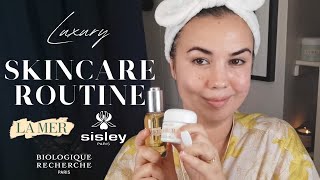 Nighttime Skincare Routine | LA MER, SISLEY, and BIOLOGIQUE RECHERCHE | Dry, Rosacea Skin