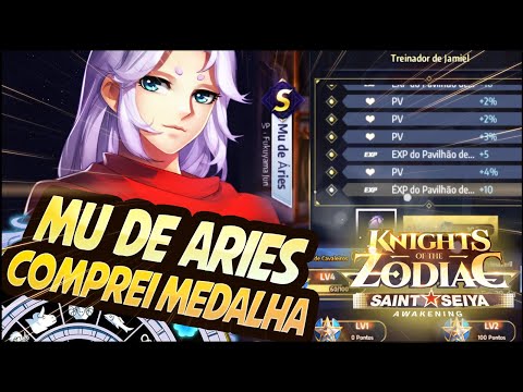 COMPREI a Medalha do Mu de Aries! VALEU A PENA? SAINT SEIYA AWAKENING