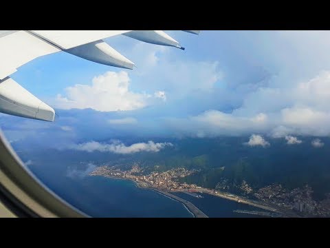 Plane Landing at Caracas Simon Bolivar International airport Venezuela