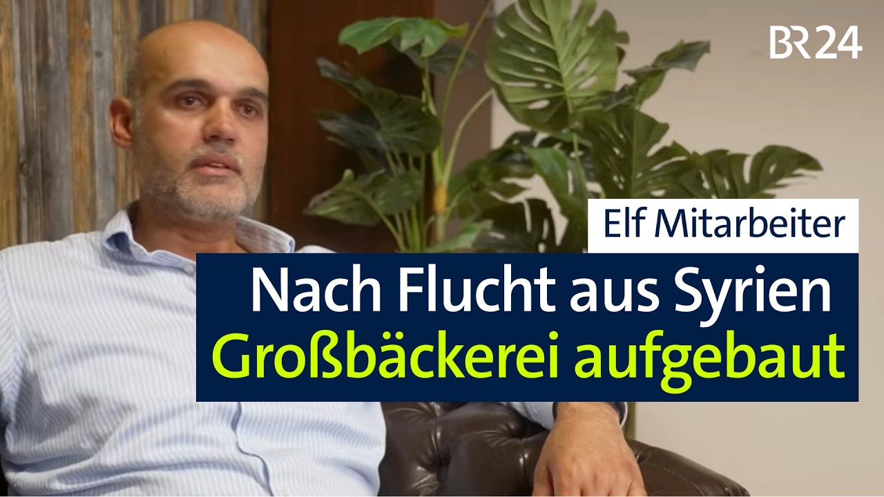 2015 aus Syrien geflüchtet – heute Backfabrik-Chef in Deutschland | Abendschau | BR24