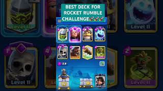 BEST DECK for ROCKET RUMBLE CHALLENGE🚀🚀
