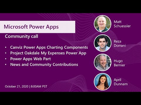 Microsoft Power Apps community call October 2020