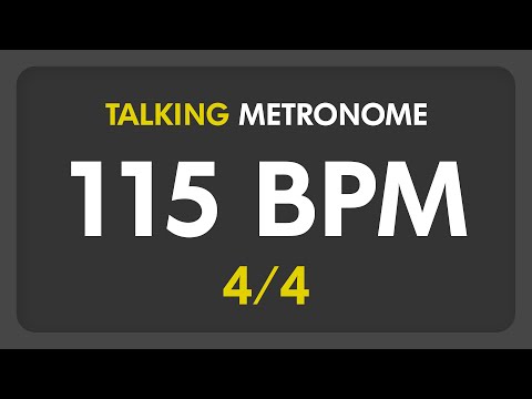 115 BPM - Talking Metronome (4/4)