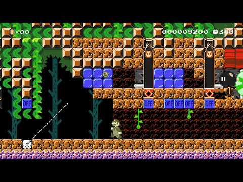 Switch Block Lock by JulianSMM 🍄 Super Mario Maker 2 #adq 😶 No Commentary