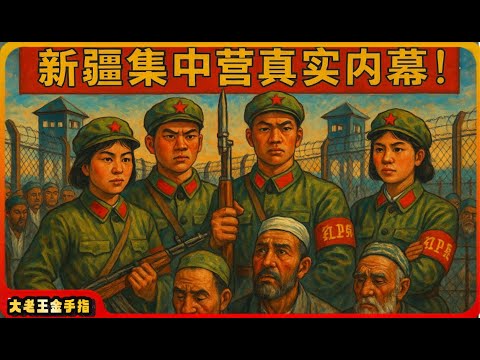 【老王来了｜穆斯林】新疆集中营真实内幕！一手资料首次曝光，手段高明到令人发指！#老王来了  #大老王金手指 #新疆 #集中营 #维吾尔族 #人权 #新疆内幕