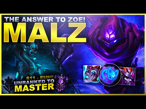 THE ANSWER TO ZOE... MALZAHAR! - Unranked to Master: EUNE Edition | League of Legends