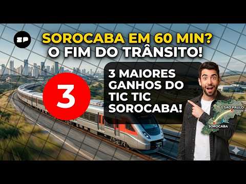 #138 InfraEstrutura São Paulo - Conheça os 3 Principais Benefícios do Trem Sorocaba a São Paulo