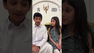 تحدي تخمين الرقم مع جود😍😆 #عائلة_تميم