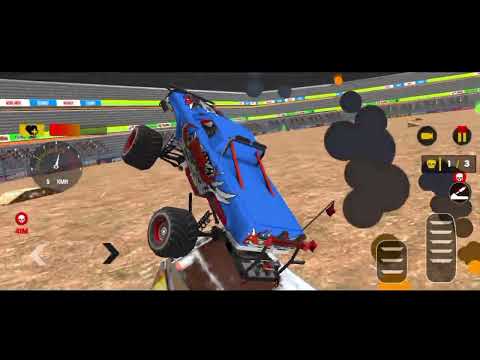 Monster Truck Demolition Derby 3D - Extreme Crash Car Racing - Android Gameplay #3