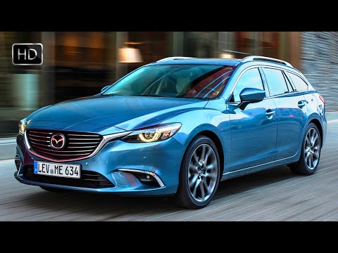 2017 Mazda6 Wagon Blue Exterior - Interior Design & Road Driving HD VIDEO