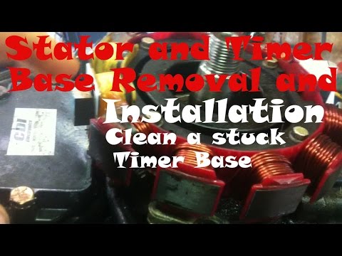 How to repace an outboard Stator and Timer Base