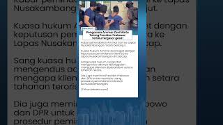 Pengacara Ammar Zoni Minta Tolong Presiden Prabowo! Tak Terima Kliennya Dipindah ke Nusakambangan!
