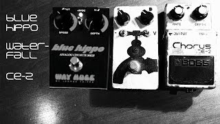 Video thumbnail for Vintage CE-2 Chorus vs. Way Huge Blue Hippo & Jam Pedals Waterfall by Joe Perkins