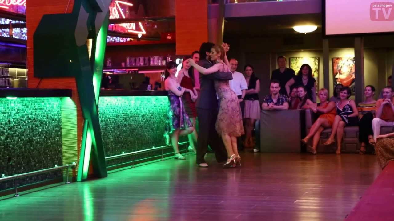 Maria Eugenia Parrilla & Yanick Wyler, 4, PRISCHEPOV MILONGA, "ZBar" Moscow, Russia, 19.05.2013