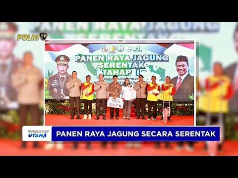 IRWASUM POLRI PIMPIN PANEN JAGUNG SERENTAK DI MADIUN, WUJUDKAN ASTACITA MADIUN