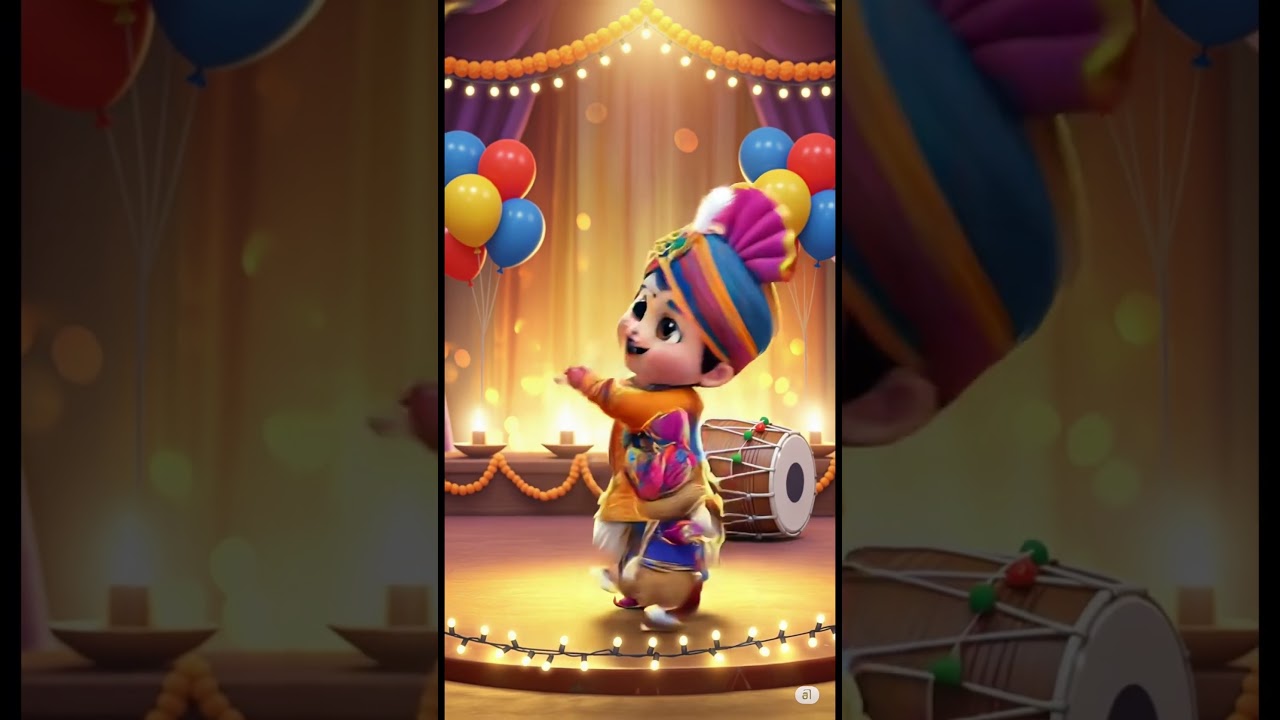 Dhol beats, tiny feet! 🪘💃 Baby and kitty bring the Desi party alive! 🎉🐱 #dancetime #shorts