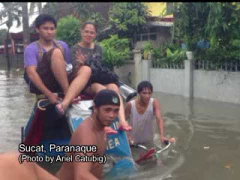 Flooded streets of Manila