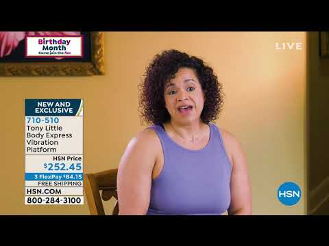 Tony Little Body Express Vibration Platform with 3 DVDs