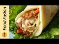 Grilled chicken shawarma with Lebanese style pita bread Recipe By Food Fusion