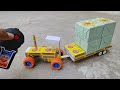 How To Make Remote Control Matchbox Tractor With Trolley At Home Matchbox RC Tractor Trolley