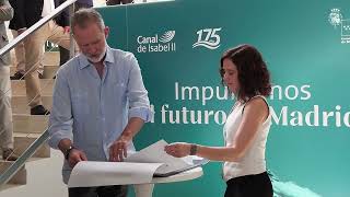 El Rey inaugura el Centro de Innovación de Agua y de Energía de Canal de Isabel II en el marco de su 175º aniversario
