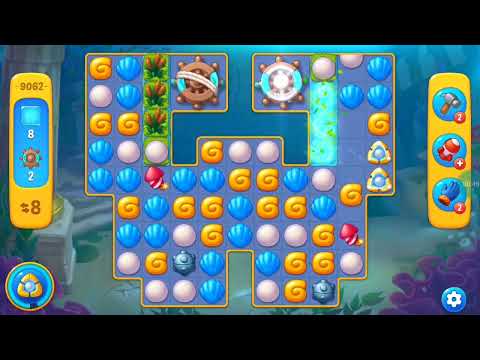 Fishdom Easy Level 9061 (with full seashell) @choraelmin