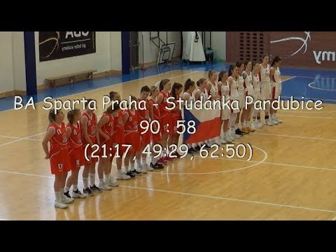2018 1028 Basket U19 Extraliga U19 _ BA Sparta Praha - Studánka Pardubice