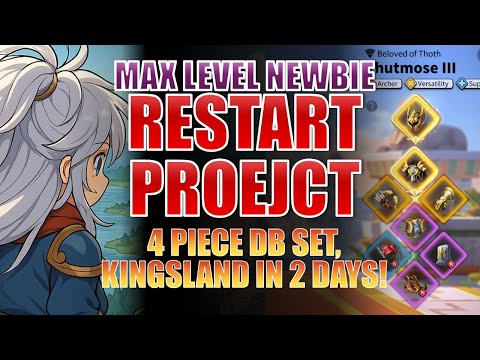 KINGSLAND in 2 Days (For Real, This Time!), 4 Dragoh Breath Set!? - MAX Level Newbie DAY 129