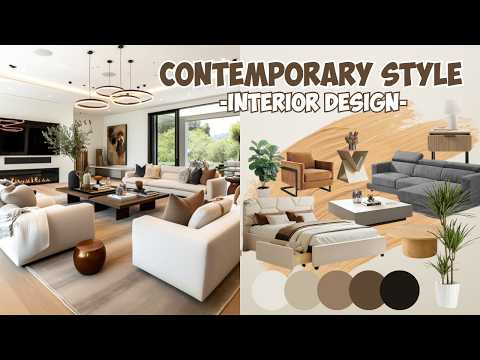 CONTEMPORARY Interior Design: 5 KEY Things You Need To Know