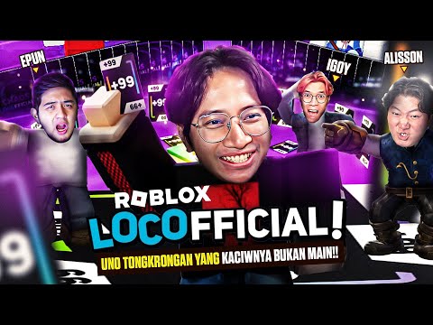 UNO HANG OUT WHICH KACIW IS NOT THE BEST!! - Roblox Locofficial! Indonesia Part 1