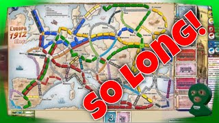 Ticket to Ride Europe 1912 - I Built an Awesome Train!