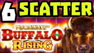 BUFFALO RISING MEGAWAYS 🔥 SLOT 6 SCATTER BONUS 😱 MASSIVE COMEBACK OMG‼️ *** MEGA BIG WINS ***