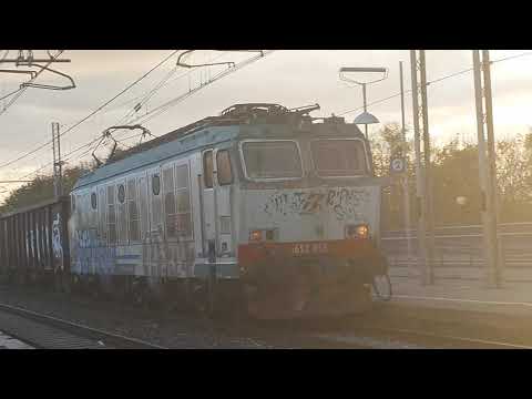 e652 053 transita a castagneto Carducci