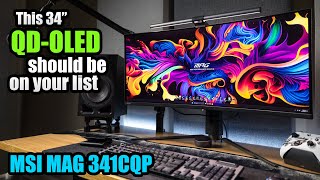 The BEST QD-OLED Monitor For Gamers AND Creators? MSI MAG 341CQP REVIEW