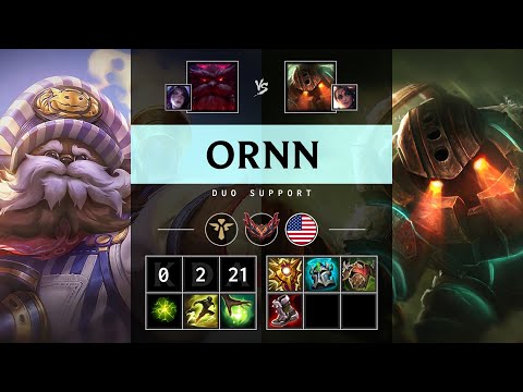 Ornn Support vs Nautilus - NA Grandmaster Patch 25.12