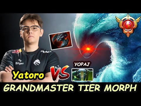 The Grandmaster Tier Yatoro Morphling Showdown against yopaj Earth Spirit Dota 2 pro gameplay