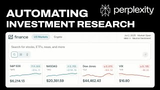 Perplexity Financeによる投資リサーチの自動化 - タスク、アラート、収益