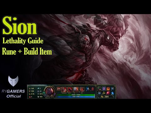 Sion Build Lethality, S10 Gameplay | League Of Legends