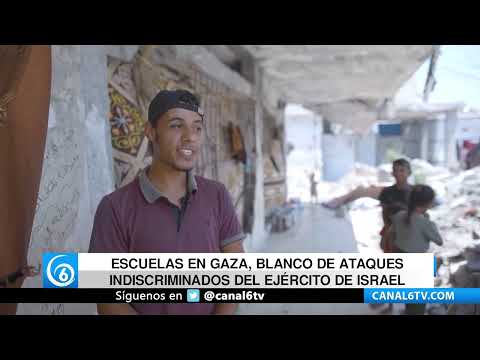Video: Escuelas en Gaza, blanco de ataques indiscriminados del ejército de Israel