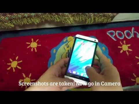 How to take screenshot on HTC One