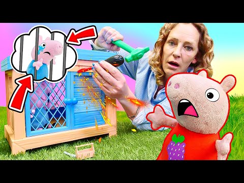 Schorsch ist eingesperrt! Peppa Wutz und Nicole starten eine Rettungsaktion!