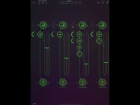 iPad Industrial Drone: Bleass Fusion x 4, Triplex Classic x4, KB-1 x4, True Pan x2, AUM x1
