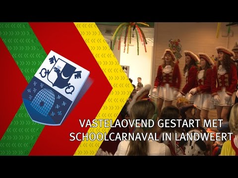Vastelaovend gestart met schoolcarnaval in Landweert - 24 februari 2017 - Peel en Maas TV Venray