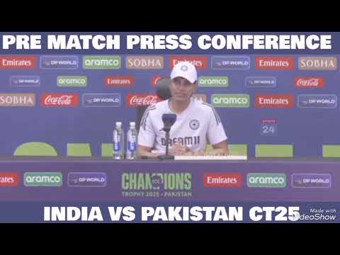 subhman gill | pressConference | india vs pak | champions trophy 2025