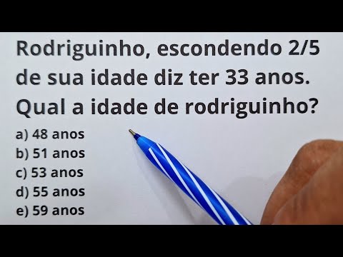 5 QUESTÕES DE MATEMÁTICA BÁSICA - Nível 2 - Prof.Marcelo