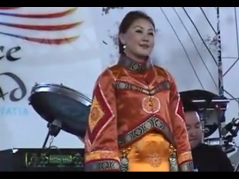 2012 Dashima Soktoeva - beautiful Buryat song (SIBERIA) - Uragshaa group
