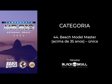 MrRio 2021 - Beach Model Master (acima de 35 anos) – única