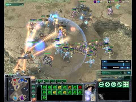 StarCraft 2 Team Strategy: Terran and Protoss Tank Pushes