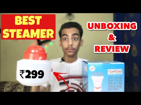 Console plastic steam inhaler