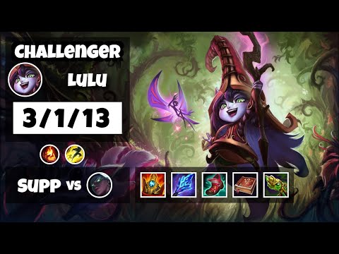 Lulu Challenger Gameplay S11 Replay 11.11 Support (3/1/13) - KOREAN